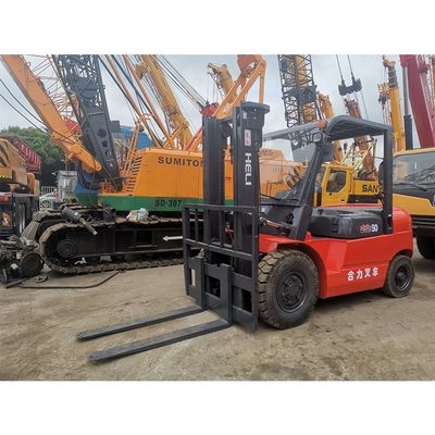 Usato LONGHUA HELI50 5 t 3000 lb cpqd30 Forchetta Lunghezza di routine Indoor Dual Fuel Gasoline Gas Engine