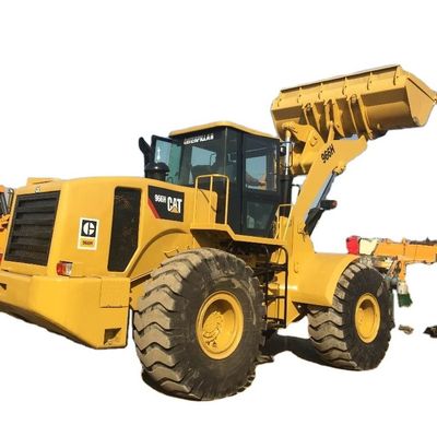 CAT966H di seconda mano caricatore frontale motore originale macchina peso 60000 150000 kg per la vendita