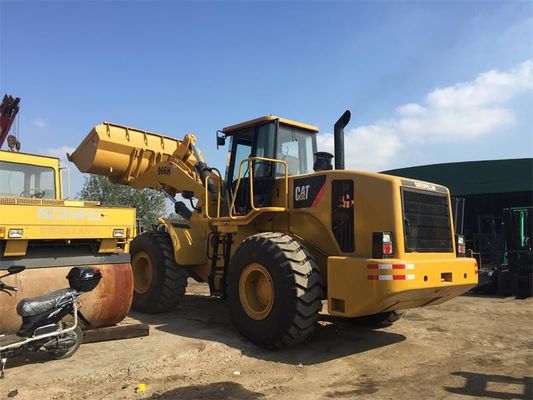 CAT966H di seconda mano caricatore frontale motore originale macchina peso 60000 150000 kg per la vendita