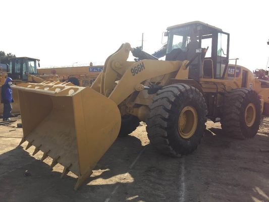CAT966H di seconda mano caricatore frontale motore originale macchina peso 60000 150000 kg per la vendita