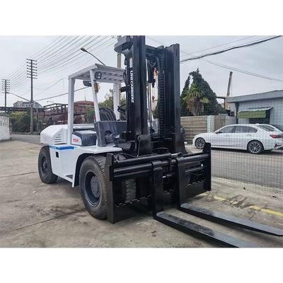 Forklift usato FD100 10T TCM Originale dal Giappone eccellente con lunghezza di forchetta di routine