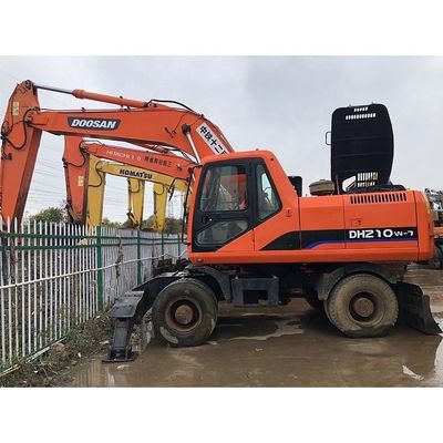 2020 Used Doosan DH210W-7 Escavatori Escavatori a ruote dalla Corea Motore originale Doosan