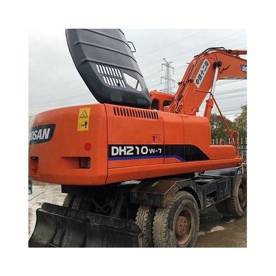 2020 Used Doosan DH210W-7 Escavatori Escavatori a ruote dalla Corea Motore originale Doosan