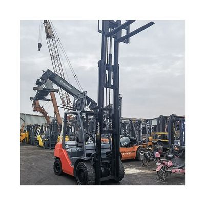 Fabbricazione di carrelli elevatori diesel da 3,5 tonnellate con carrello a palette semilift e larghezza di forcella di routine