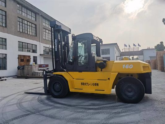 Komatsu FD160 di seconda mano con fonte di alimentazione del motore diesel e lunghezza della forcella di 1150 mm