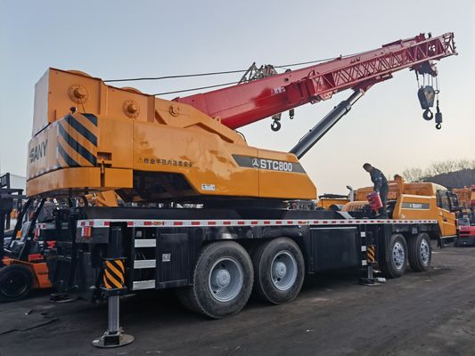 SANY STC800 80 tonnellate gru mobili per auto macchina di costruzione usata gru mobile per tutti i terreni