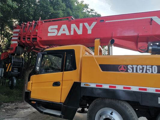 A prezzi accessibili SANY 75 tonnellate STC750 Used Hydraulic Mobile Truck Crane con motore originale