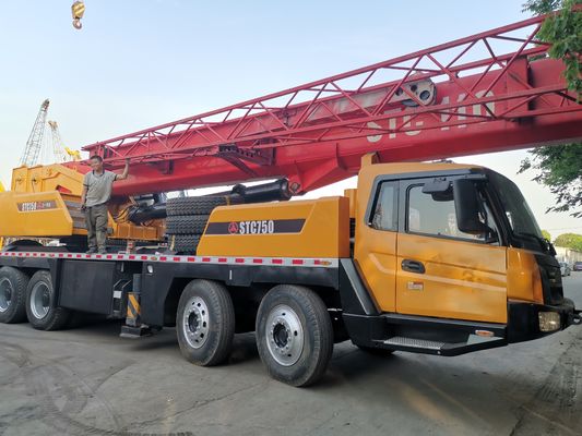 A prezzi accessibili SANY 75 tonnellate STC750 Used Hydraulic Mobile Truck Crane con motore originale