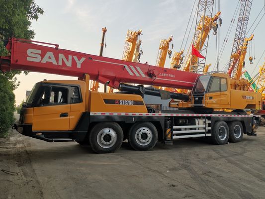 A prezzi accessibili SANY 75 tonnellate STC750 Used Hydraulic Mobile Truck Crane con motore originale