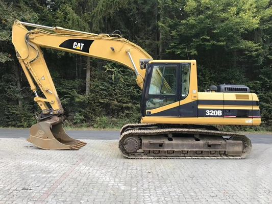Utilizzo di seconda mano CAT 320 320B Crawler Caterpillar Excavator 1M3 Bucket Capacity Diagnostic Tools