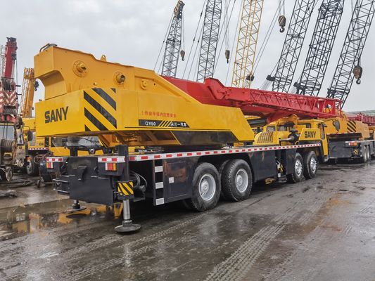 50 tonnellate di camion usato gru Sany Stc500 di seconda mano idraulica gru mobile a prezzi accessibili