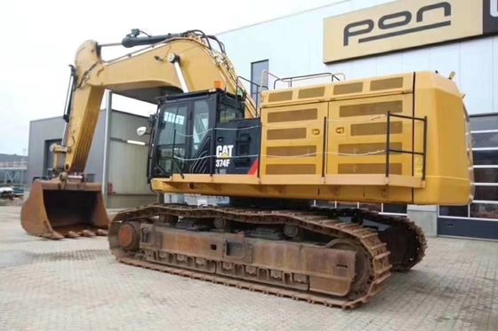 74000 KG CAT 374F Escavatrice mobile per terra Escavatrice usata per lavori di costruzione