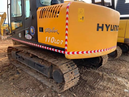 Excavator 110 110-7 Hyundai usato con valvola idraulica originale 11TON peso operativo