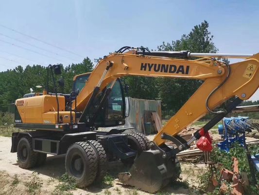 Hyundai 150W R150 R150-9 Escavatori originali 15TON con cilindro idraulico originale