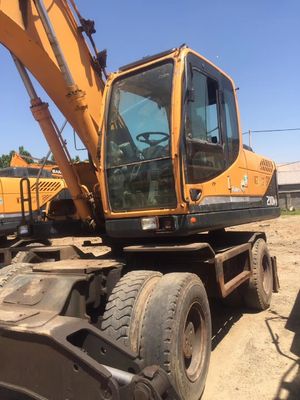15TON Usato Hyundai 210-9 Excavator a ruote con capacità di secchio 4m3 scelta del cliente