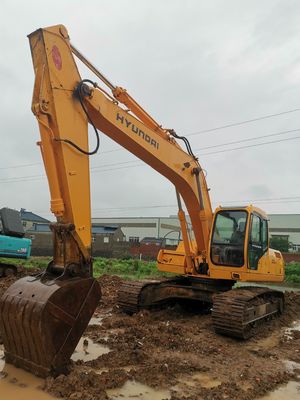 22000 KG Hyundai 220 220-5 di seconda mano Escavatore idraulico 22 tonnellate Peso operativo
