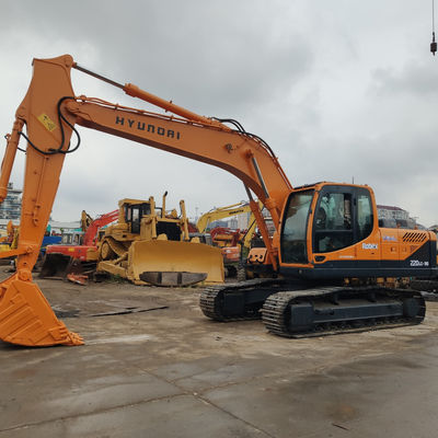 Escavatori Hyundai 220-9s usati con 0-2000 ore di lavoro a Onghua in Corea del Sud