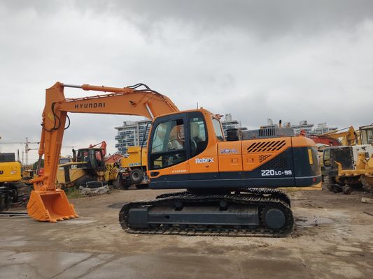 Escavatori Hyundai 220-9s usati con 0-2000 ore di lavoro a Onghua in Corea del Sud