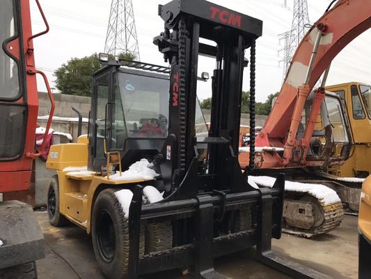 Camione elevatore a forchetta diesel da 16 tonnellate e 20 tonnellate in buone condizioni e di TCM per larghezza di forchetta di routine