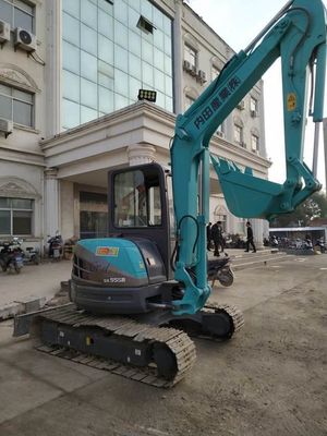 Carico di sollevamento massimo 5,5 tonnellate Kobelco SK55 Escavatore usato 95% per KOBELCO in buone condizioni