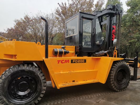 TCM 20 tonnellate Forklift diesel FD200 FD250 per contenitori pesanti in buone condizioni