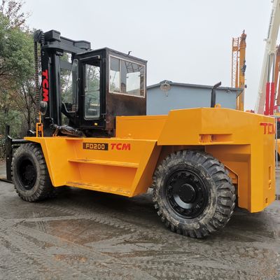 TCM 20 tonnellate Forklift diesel FD200 FD250 per contenitori pesanti in buone condizioni