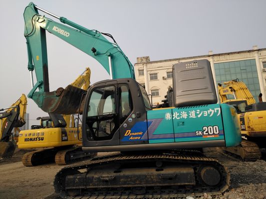 Escavatore Kobelco SK200 dal Giappone con 0-2000 ore di lavoro e carico di sollevamento massimo di 3 tonnellate