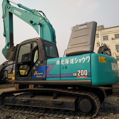 Escavatore Kobelco SK200 dal Giappone con 0-2000 ore di lavoro e carico di sollevamento massimo di 3 tonnellate