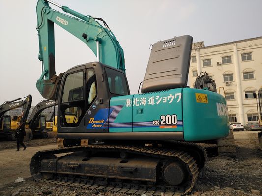 Capacità di carico nominale di 3 tonnellate Kobelco SK200 escavatore conveniente 20 tonnellate escavatore usato