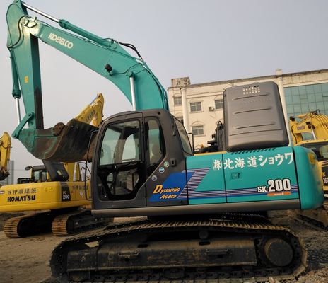 Capacità di carico nominale di 3 tonnellate Kobelco SK200 escavatore conveniente 20 tonnellate escavatore usato