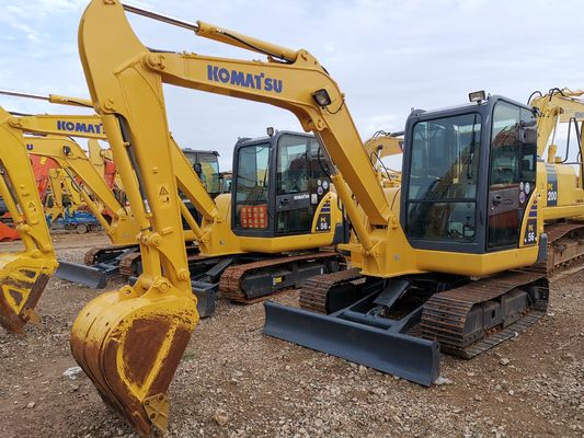Orari bassi Komatsu Pc56-7 Usato escavatore a Shanghai con e originale valvola idraulica