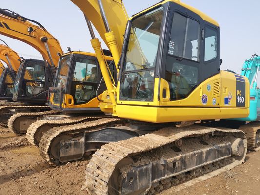 Buone condizioni di seconda mano KOMATSU PC160 Escavatori con peso operativo di 16000kg