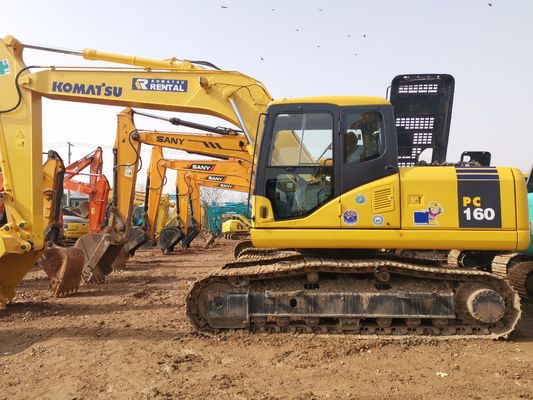 Buone condizioni di seconda mano KOMATSU PC160 Escavatori con peso operativo di 16000kg