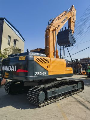 20 tonnellate di peso di esercizio Escavatore Hyundai 220LC-9S originale di seconda mano per spedizioni veloci