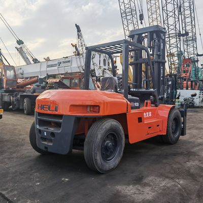 Camioni elevatori a eli di seconda mano utilizzati H2000 100 Camioni elevatori a forchetta da 10 tonnellate da Longhua per impianto di produzione