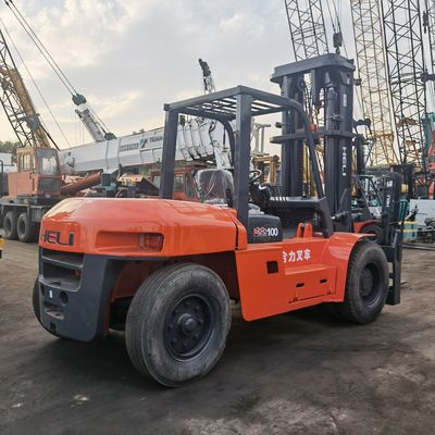 Camioni elevatori a eli di seconda mano utilizzati H2000 100 Camioni elevatori a forchetta da 10 tonnellate da Longhua per impianto di produzione