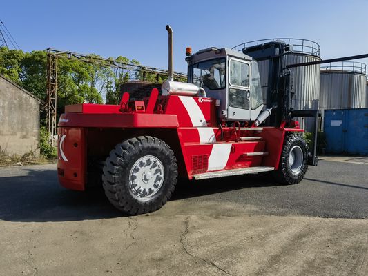 Camione elevatore a forchetta a motore diesel Kalmar originale 25T 30T 40T per operazioni di routine con lunghezza di forchetta