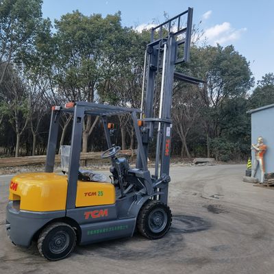 2.5 tonnellate di carrello elevatore TCM FD25T5 Usato carrello elevatore di 2,5 tonnellate con dimensioni generali standard