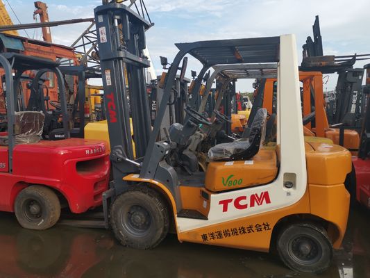 2500 kg Peso Camione elevatore TCM usato FD25T6 2,5 tonnellate Giappone Originale in buone condizioni