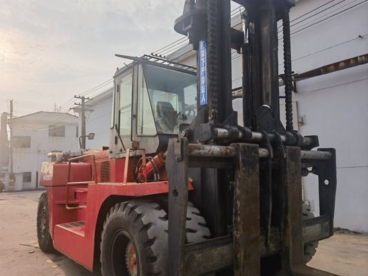 Camion a pinza di 6 m di altezza TCM FD250 25 tonnellate di motore diesel con carrello elevatore laterale a Shanghai