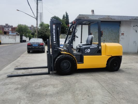 1200 mm larghezza della forcella sorgente manuale di alimentazione utilizzato Komatsu FD50 5 tonnellate carrello elevatore in buone condizioni