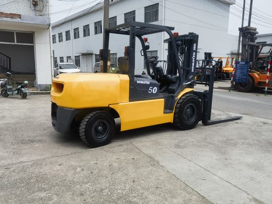 1200 mm larghezza della forcella sorgente manuale di alimentazione utilizzato Komatsu FD50 5 tonnellate carrello elevatore in buone condizioni