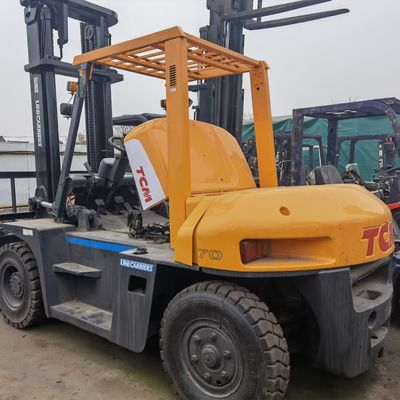 Ottima condizione 2019 TCM 7ton Forklift FD70 per lavori di costruzione e pallet Jack
