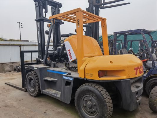 Ottima condizione 2019 TCM 7ton Forklift FD70 per lavori di costruzione e pallet Jack
