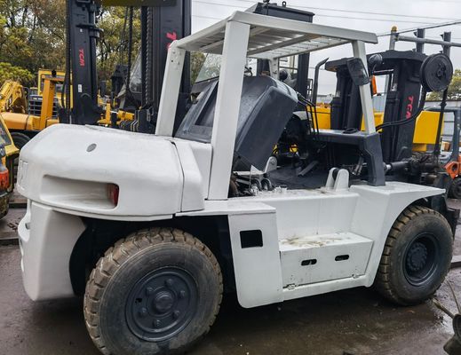 Lunghezza della forchetta 7 tonnellate Usato TCM Giappone Mini Original Diesel forklift in buone condizioni