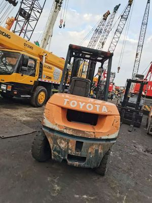 Ricostituzione originale Toyota Giappone 5 tonnellate 7F50 carrello elevatore idraulico con lunghezza di forcella