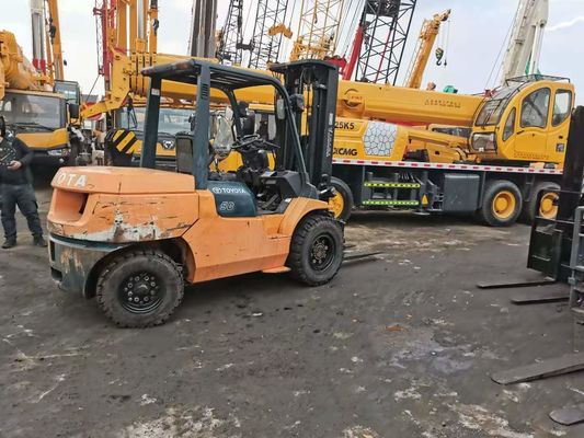 Ricostituzione originale Toyota Giappone 5 tonnellate 7F50 carrello elevatore idraulico con lunghezza di forcella