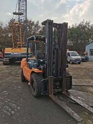 Ricostituzione originale Toyota Giappone 5 tonnellate 7F50 carrello elevatore idraulico con lunghezza di forcella