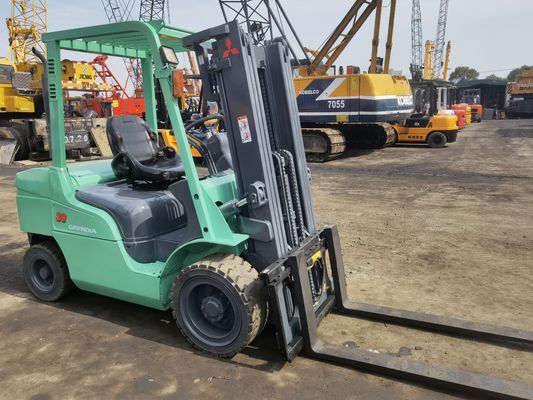 Forklift diesel Mitsubishi da 3 tonnellate usato FD50 FD70 FD250 FD300 con larghezza di forcella 180 mm