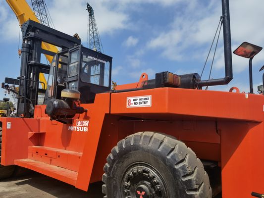 35 t Mitsubishi FD350 35 tonnellate carrello elevatore per negozi di materiali da costruzione Lunghezza della forcella 3254 mm